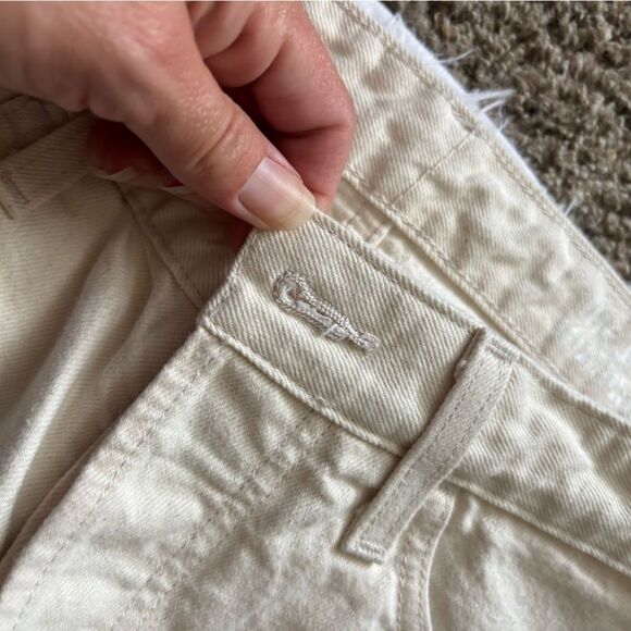 AG Adriano Goldschmied Jeans The Jean of Tomorrow Cream Size 29 Missing Button - Picture 9 of 9